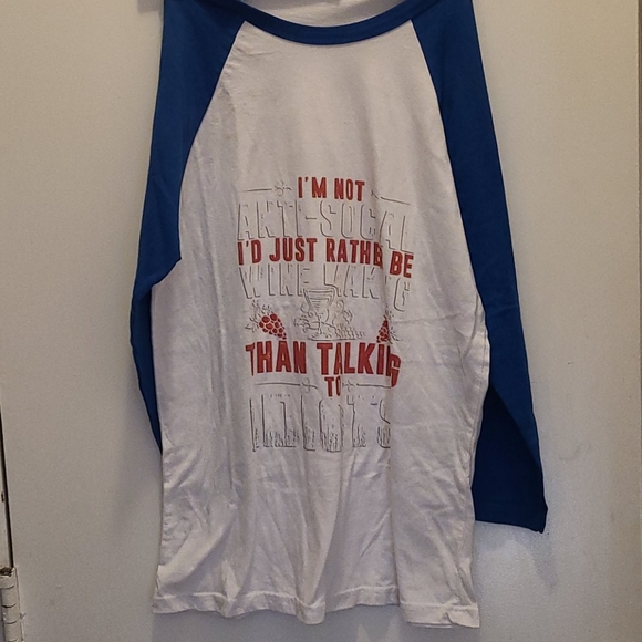 Men's Med 3/4 sleeve Graphics expression shirt - Picture 3 of 7